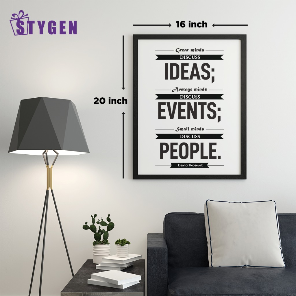 Wooden Wall Frame - Ideas, Event, People