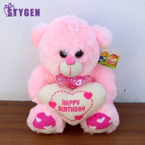 Happy Birthday Teddy (Pink)