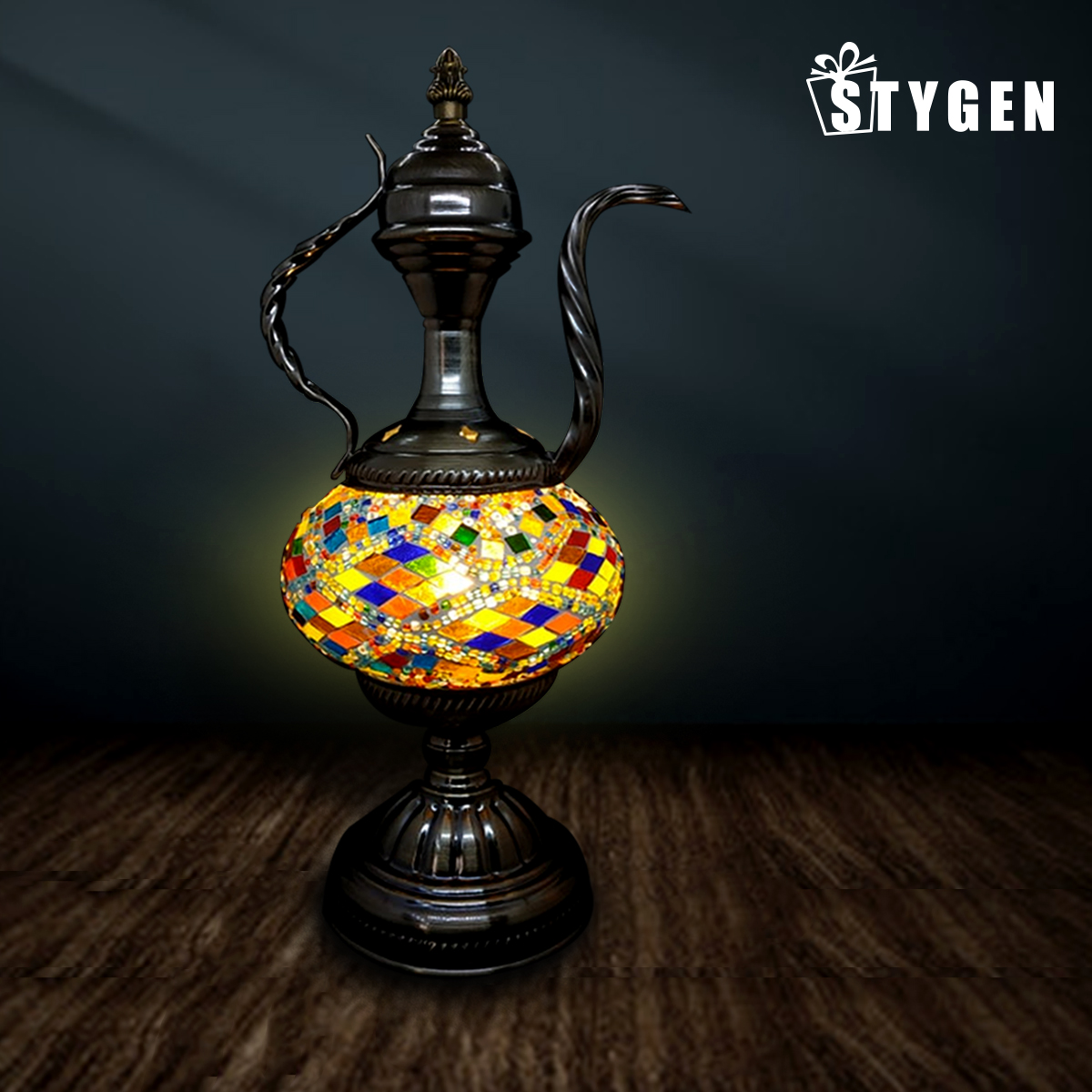 Turkish Table Lamp (Teapot Shape)