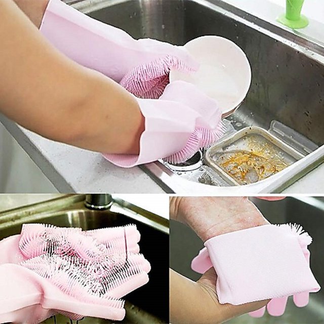 Silicone Household Kitchen Washing Glove