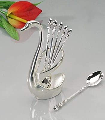 Swan Tableware Holder- 6 Spoon Set