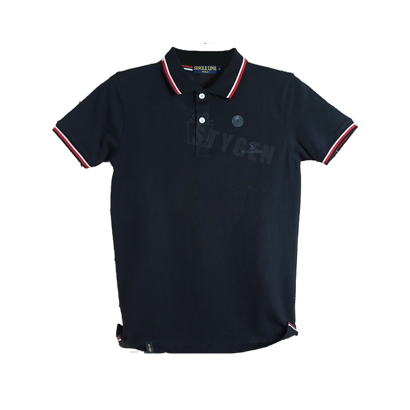 Stylish Solid Short Sleeve Polo Shirt For Man