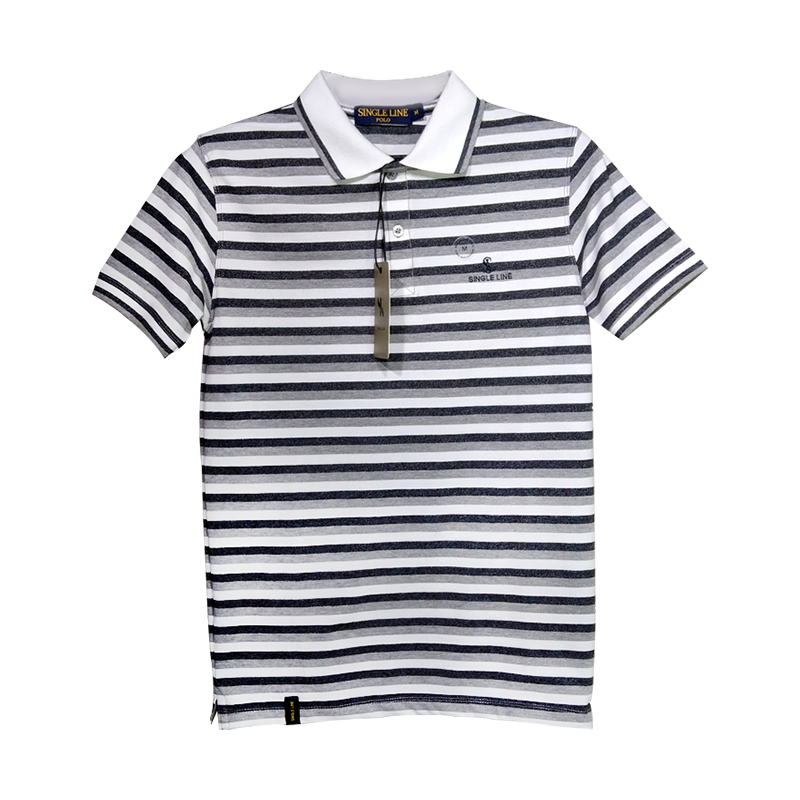 Stylish Auto Stripe Short Sleeve Polo T-Shirt For Man(12)