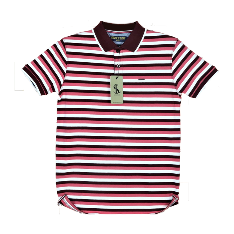 Stylish Auto Stripe Short Sleeve Polo T-Shirt For Man(20)