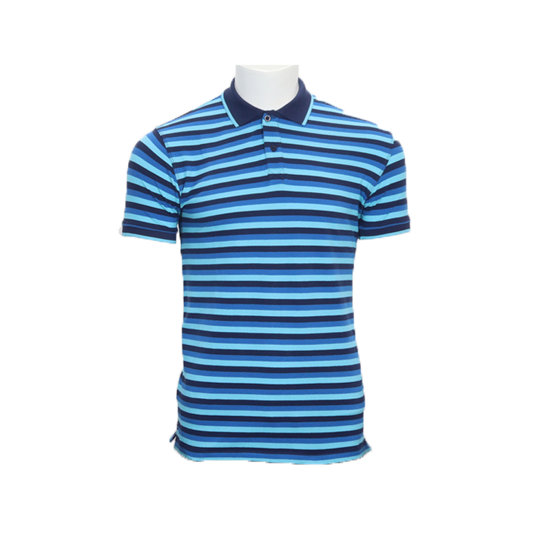 Stylish Auto Stripe Short Sleeve Polo T-Shirt For Man(22)