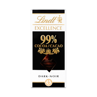 Lindt Excellence 99% cocoa Dark 50gm