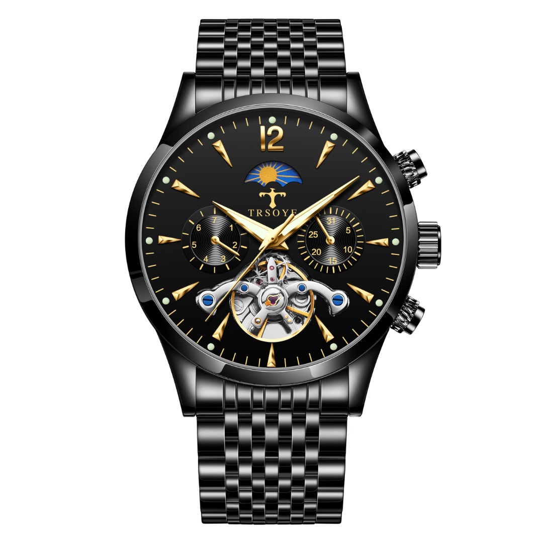 Trsoye LuminiousS Machanical Watch (Black)