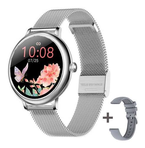 ASUNLIKE New Model Ladies Smart Watch Silver Color Chain