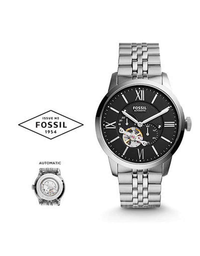 Fossil Men's Townsman Watch Automatic Mineral Crystal ME3107