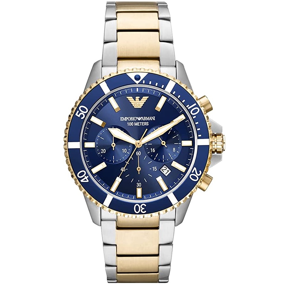 Emporio Armani Chronograph Two-Tone Stainless Steel Watch AR11362