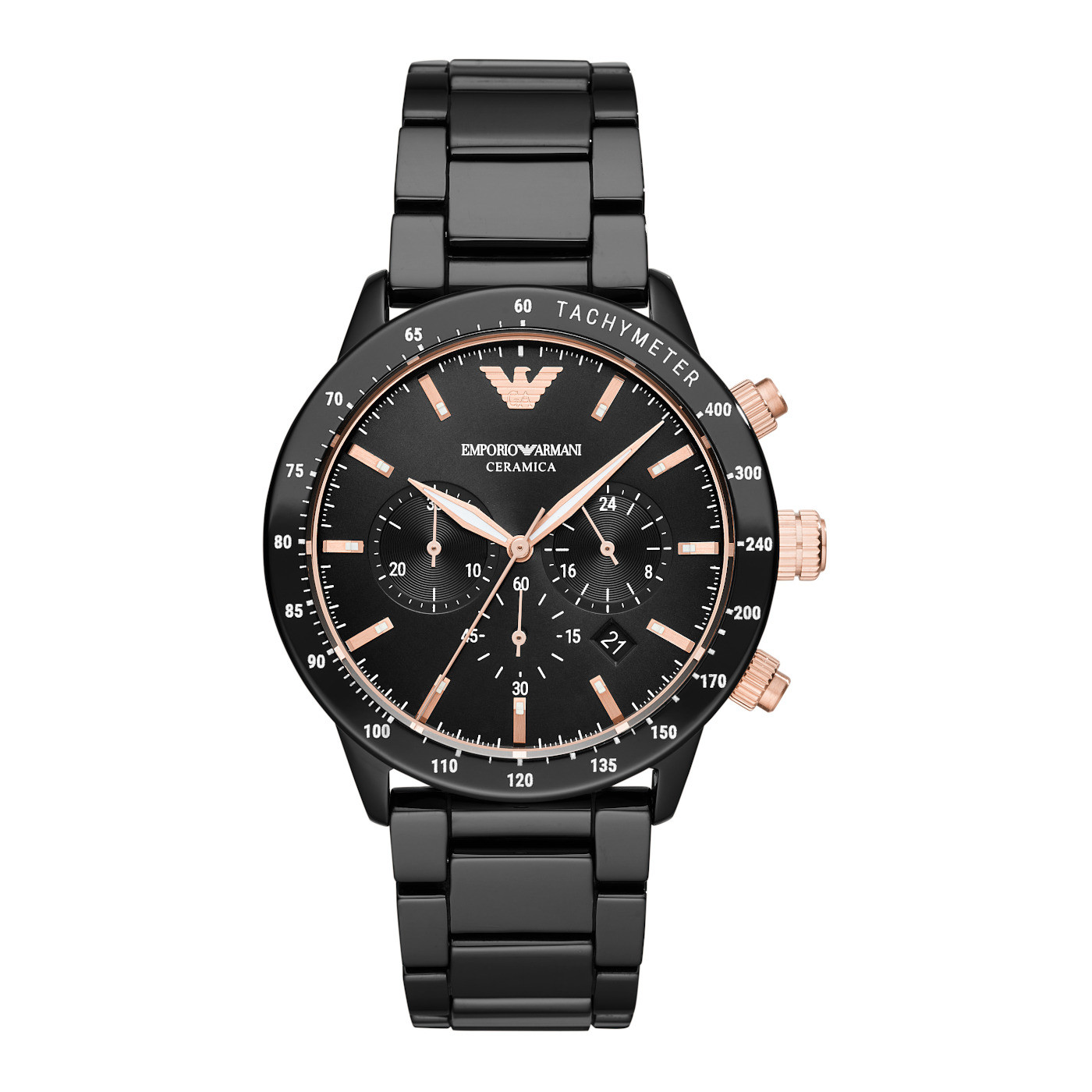 Emporio Armani Men's Stainless Steel Watch with Chronograph AR70002