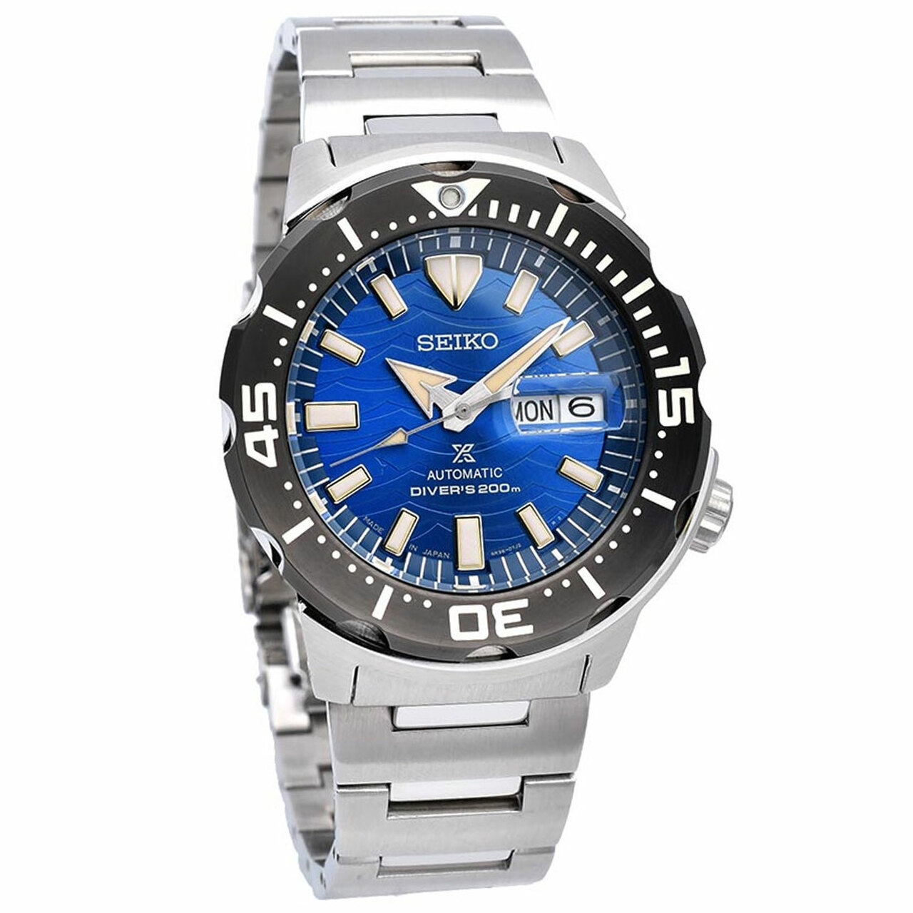 SEIKO PROSPEX AUTOMATIC DIVER’S MONSTER SAVE THE OCEAN  MEN’S WATCH SRPE09J1