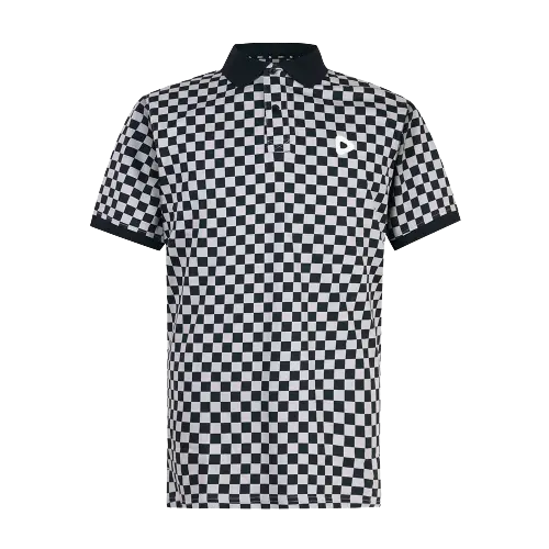Checkered Polo Shirt –