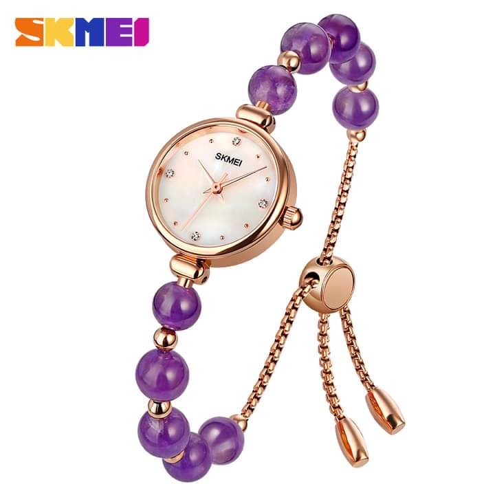 SKMEI Pearl Wristband Bracelet Watch for Women(SK1983B)