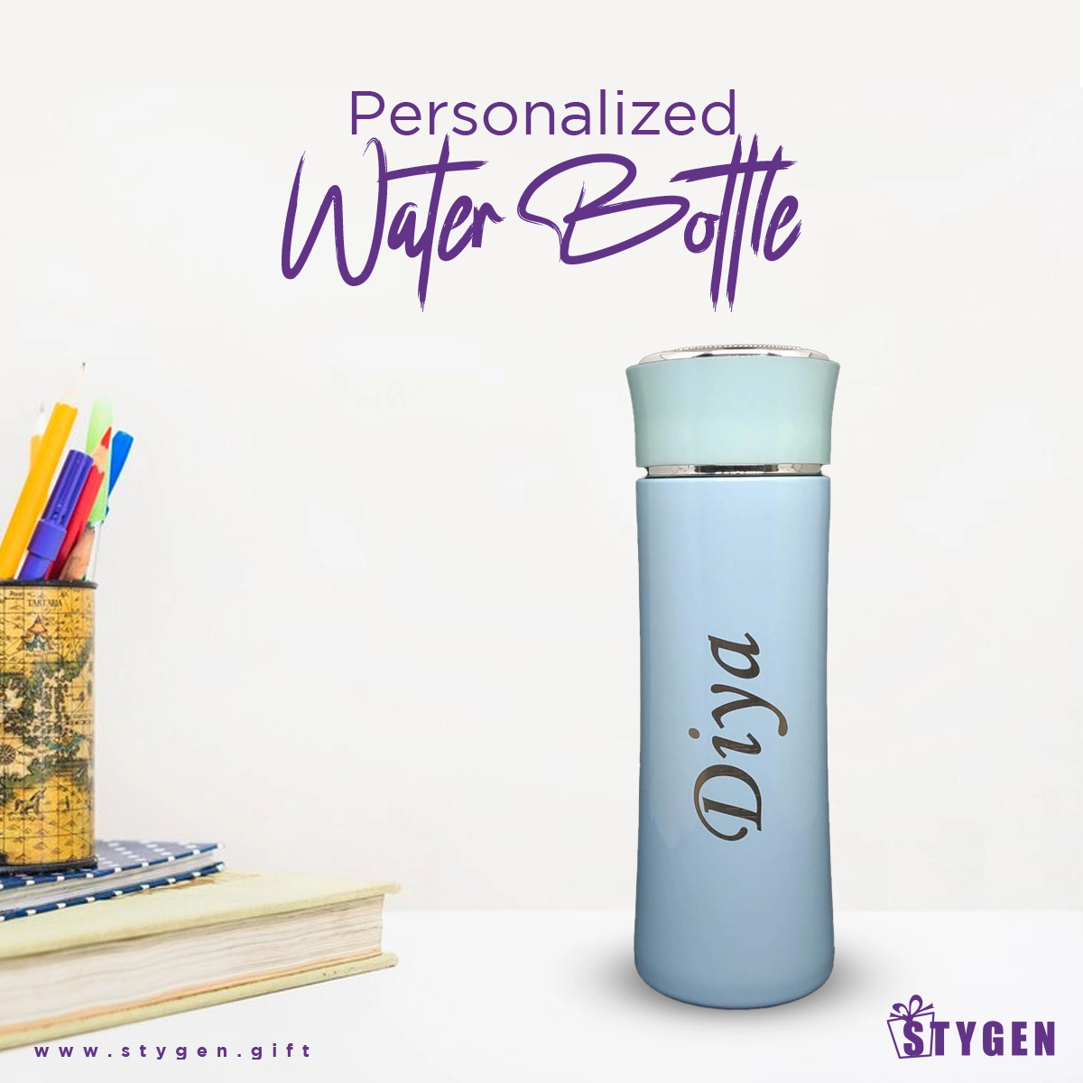 Personalized Thermos Water Bottle for your loved one (03)