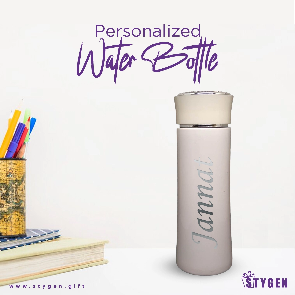Personalized Thermos Water Bottle for your loved one (07)