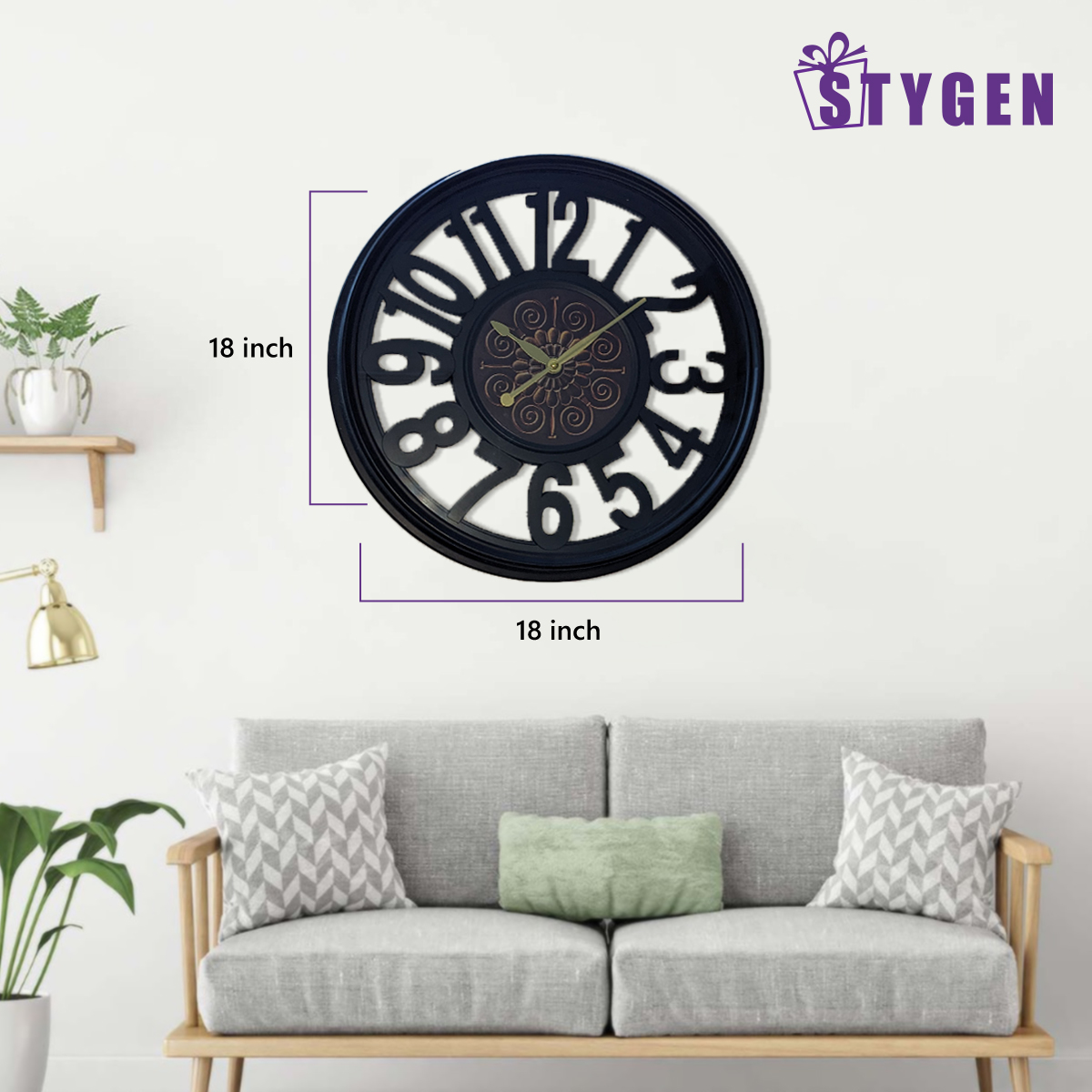 18" Decorative Wall Clock