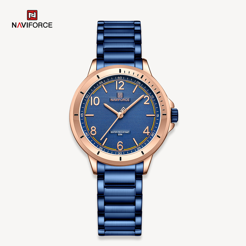 NAVIFORCE Water Resistant Female Wristwatch NF5021 (Blue)