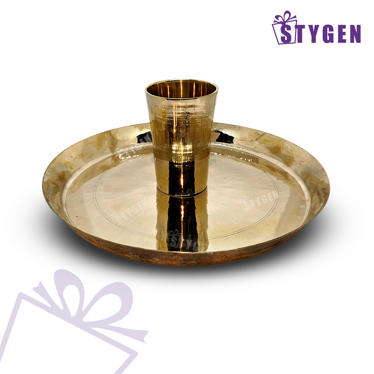 ইন্ডিয়ান কাসার প্লেট & গ্লাস - Indian Kasa Plate & Glass - Indian Bronze Made Plate & Glass